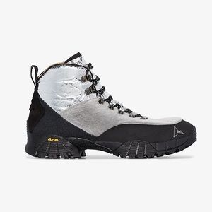 SOLD OUT- NWT ROA Andreas Metallic Silver Leather Vibram hiking bootie